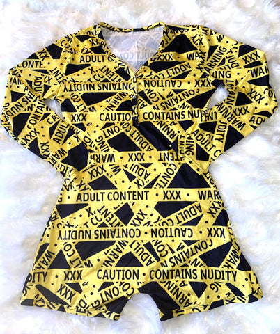 Proceed With Caution Onesie